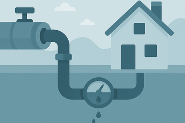 Wasserleitungshausanschluss