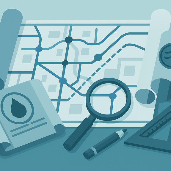 Bestandspläne ver und entsorgung