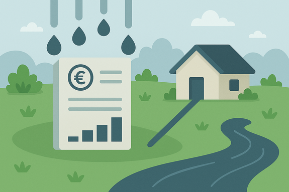 Niederschlagsgebühr