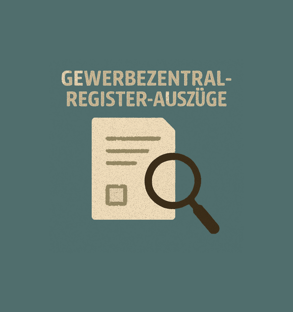 Gewerbezentralregister Auszüge
