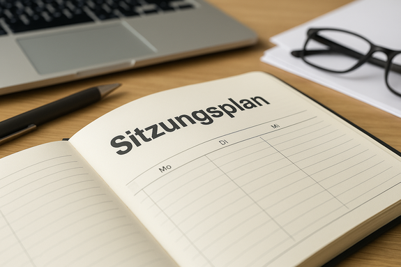 Sitzungsplan