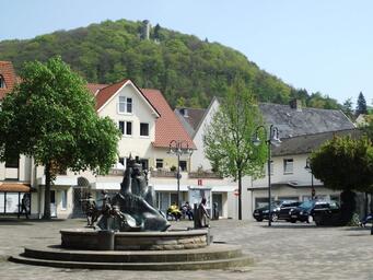Kirchplatz in Niedermarsberg