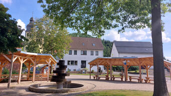 Dorfplatz in Padberg