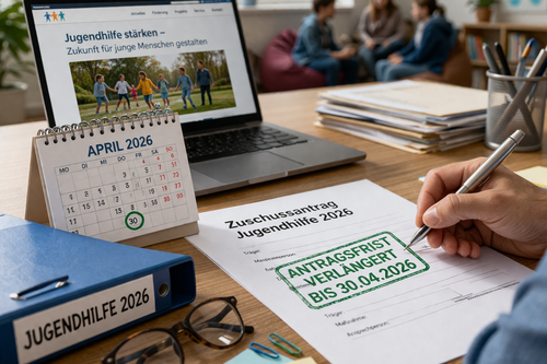 Verlängerung der Antragsfrist für Zuschüsse zur Jugendhilfe 2026 bis zum 30.04.2026