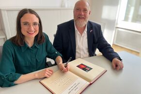 Austausch zu Windkraft, Wirtschaft und Ehrenamt