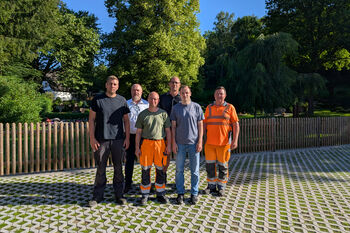 Neue Parkplätze am Friedhof Padberg