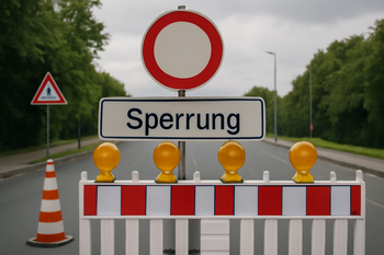 Straßensperrung