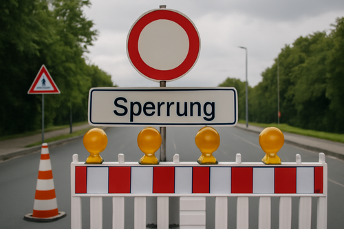 Straßensperrung